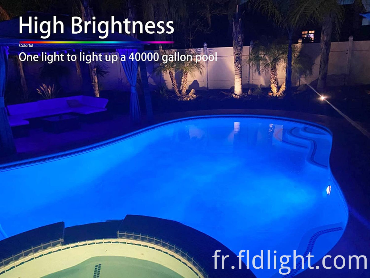 high brightness swimming pool light